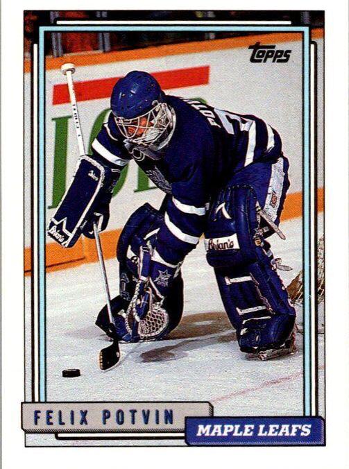 Felix Potvin #3 Hockey Cards 1992 Topps