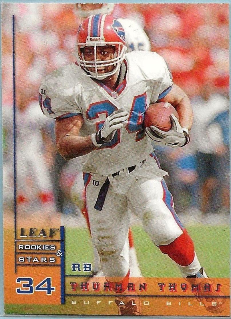 Thurman Thomas #103 1998 Leaf Rookies & Stars Football