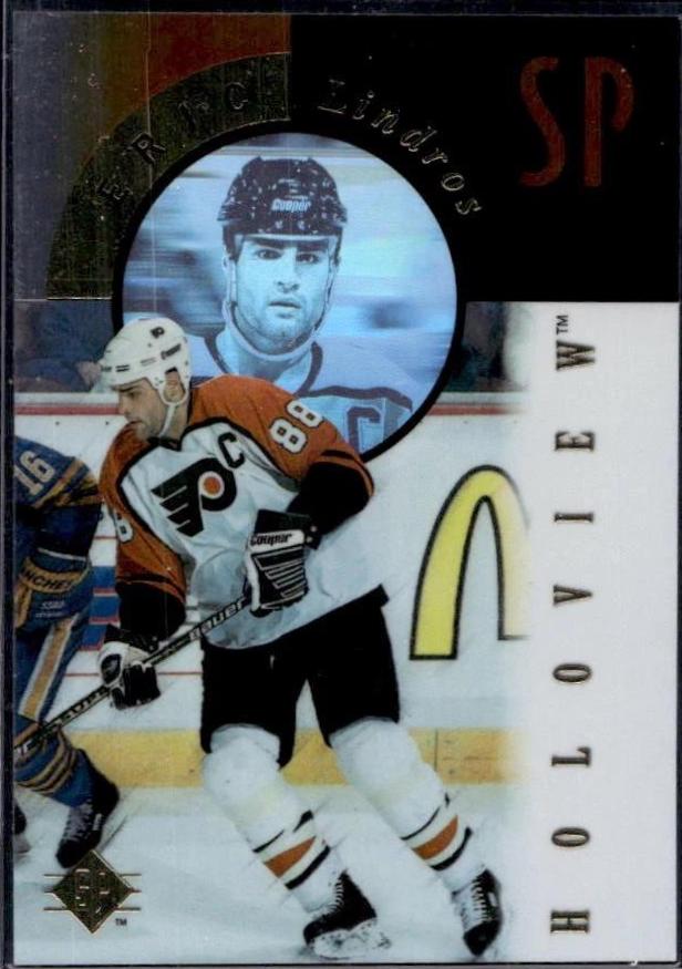 Eric Lindros #FX16 Hockey Cards 1996 SP Holoview