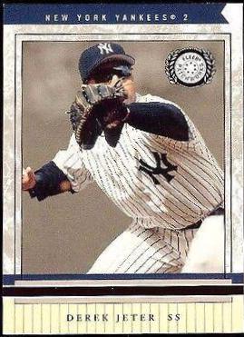 Derek Jeter #2 Baseball Cards 2003 Fleer Patchworks