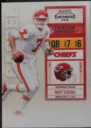 Matt Cassel #48 Football Cards 2010 Playoff Contenders