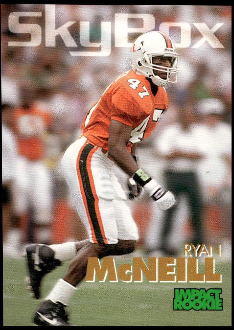 Ryan McNeil #391 Football Cards 1993 Skybox Impact