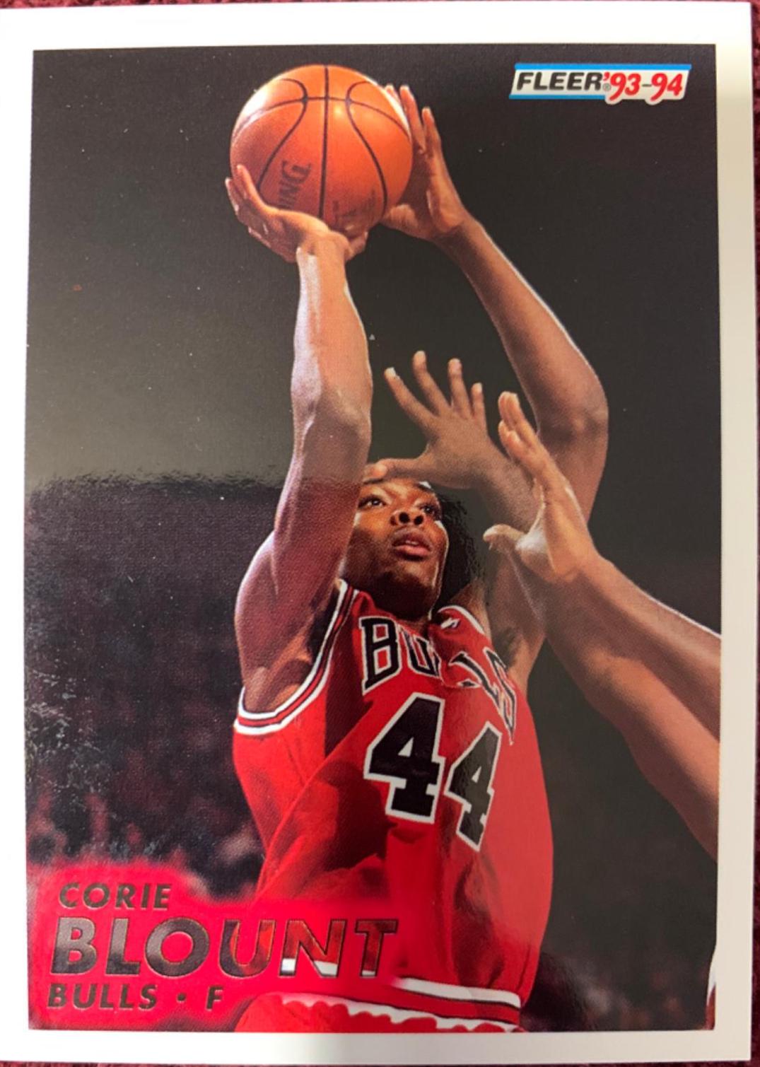 Corie Blount #256 Basketball Cards 1993 Fleer