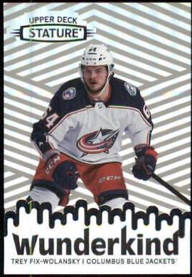 Trey Fix Wolansky #W-11 Hockey Cards 2022 Upper Deck Stature Wunderkind