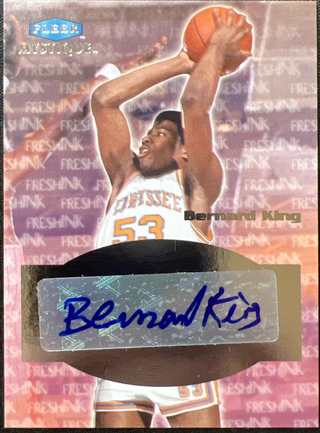Bernard King #MFI-BK 2012 Fleer Retro Mystique Fresh Ink Basketball