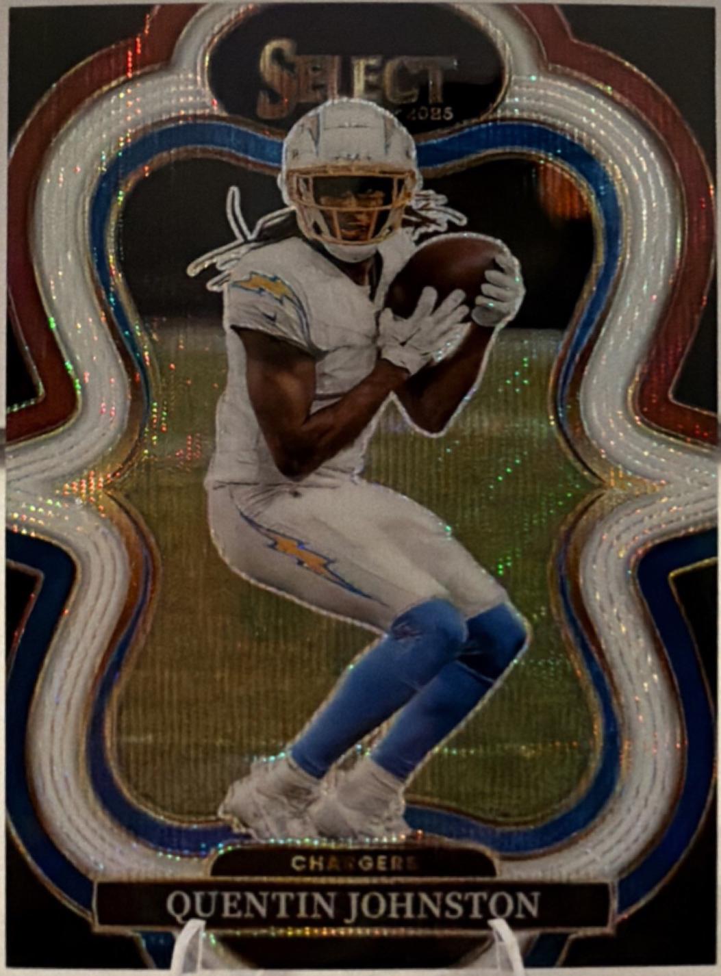 Quentin Johnston [Tri-Color Prizm] #302