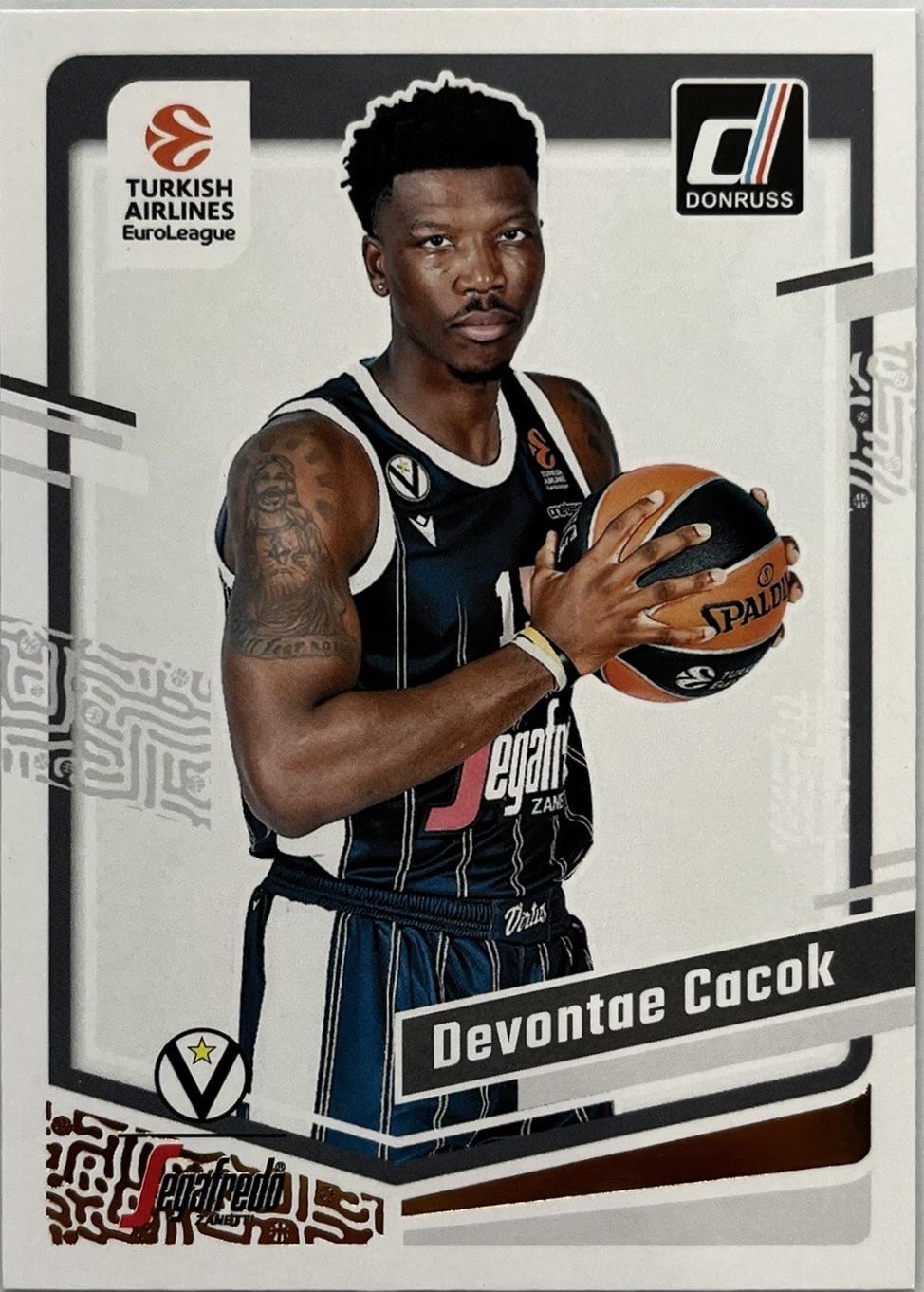 Devontae Cacok #81 2023 Panini Donruss Euroleague Basketball
