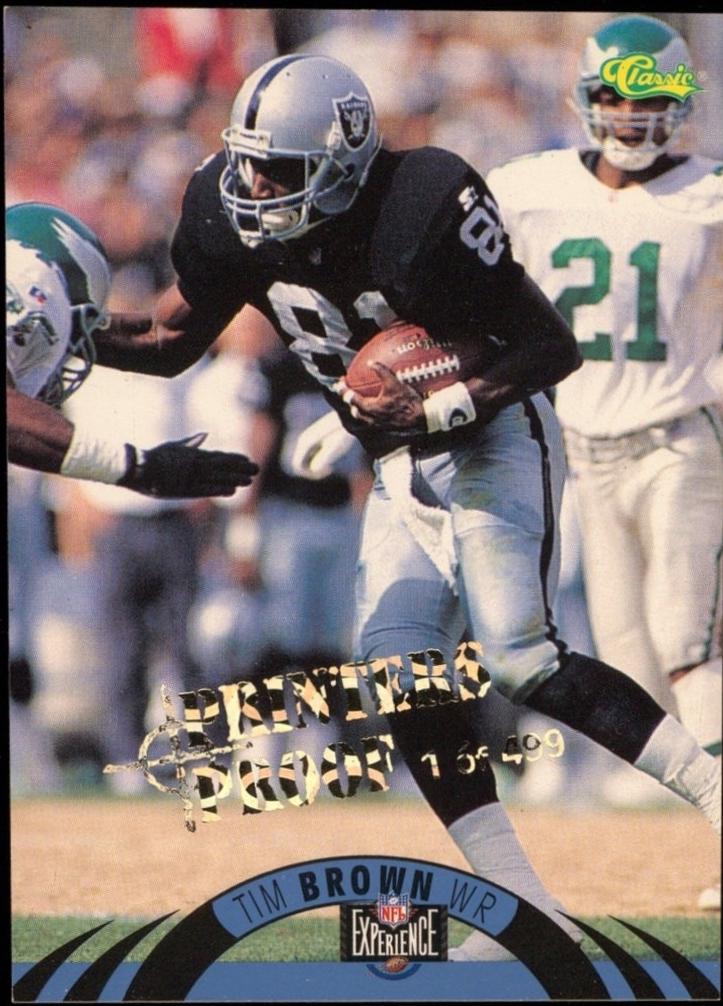 Tim Brown #36 1995 Classic Football
