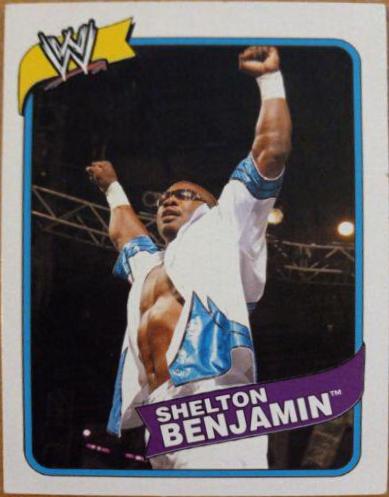 Shelton Benjamin #41 Wrestling Cards 2007 Topps Heritage III WWE