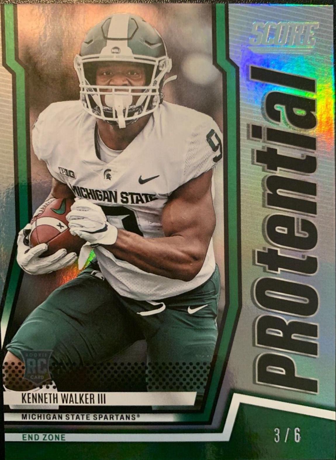 Kenneth Walker III [End Zone] #P-KW