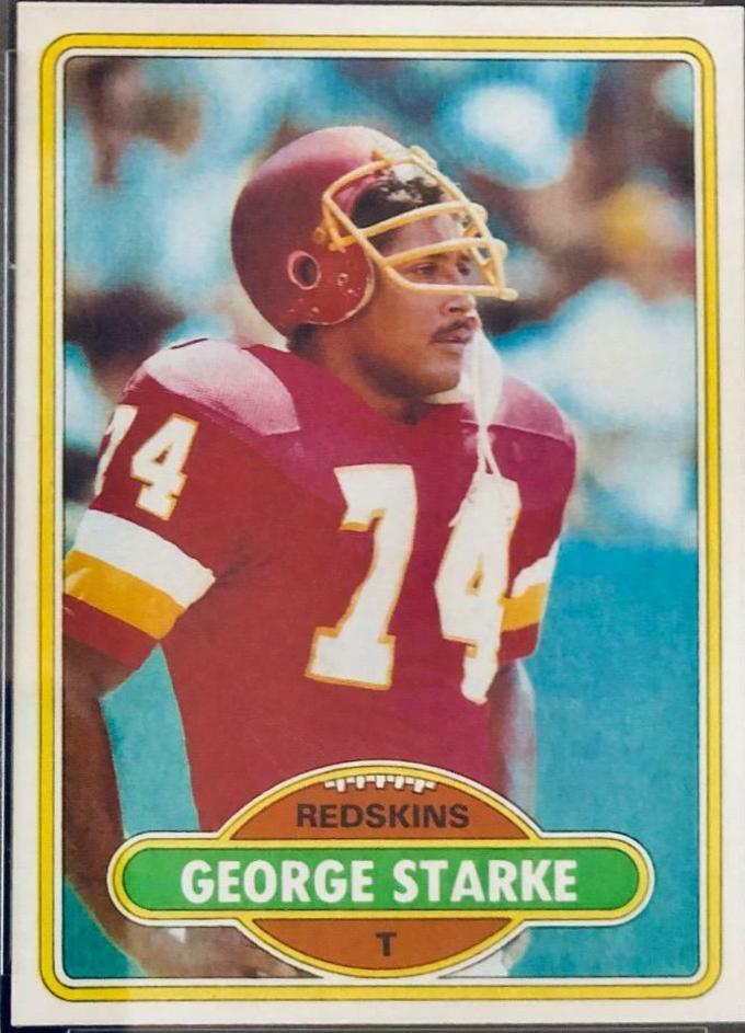 George Starke #214 Football Cards 1980 Topps