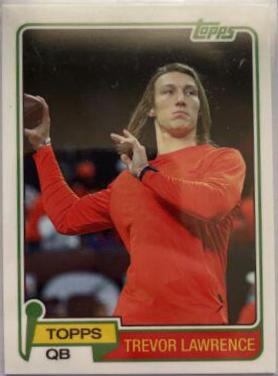 Trevor Lawrence #21 2021 Topps X Trevor Lawrence Football