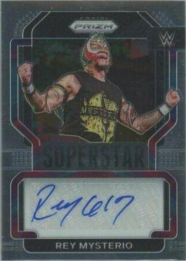 Rey Mysterio #SA-RMS Wrestling Cards 2022 Panini Prizm WWE Superstar Autographs