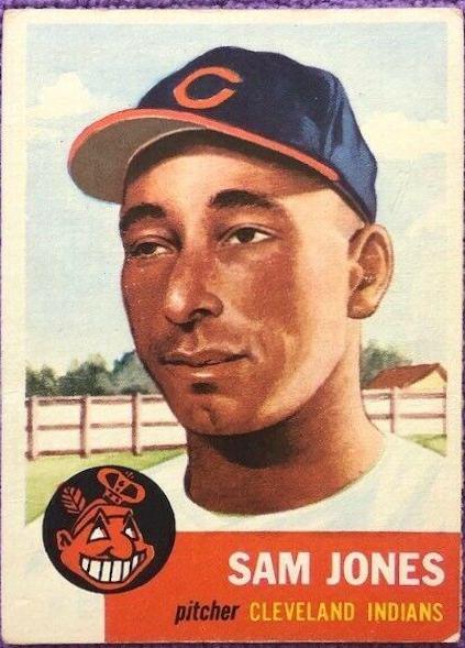 Sam Jones #6 Baseball Cards 1953 Topps