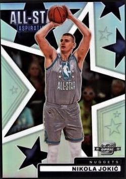 Nikola Jokic #10 Basketball Cards 2021 Panini Contenders Optic All Star Aspirations
