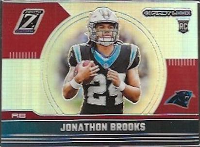Jonathon Brooks #19 Football Cards 2024 Panini Zenith First Look