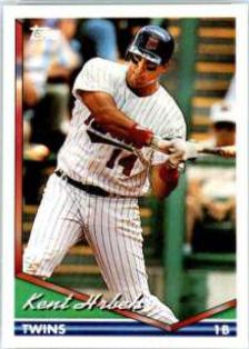 Kent Hrbek #490 1994 Topps Bilingual Baseball