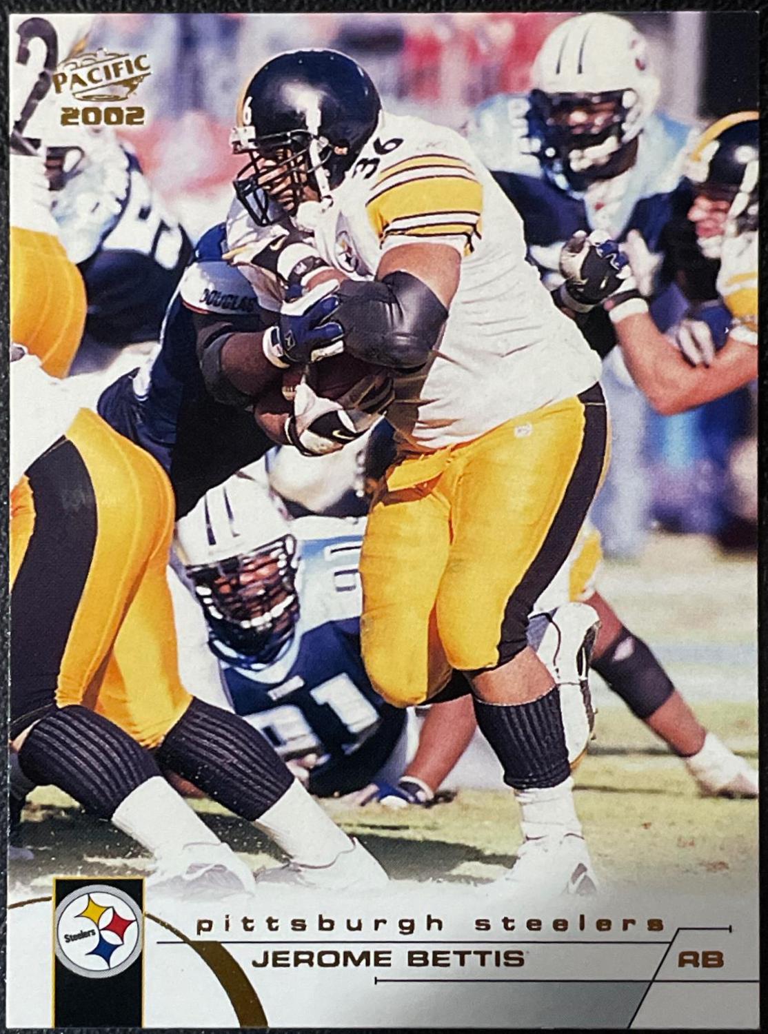 Jerome Bettis #339 Football Cards 2002 Pacific
