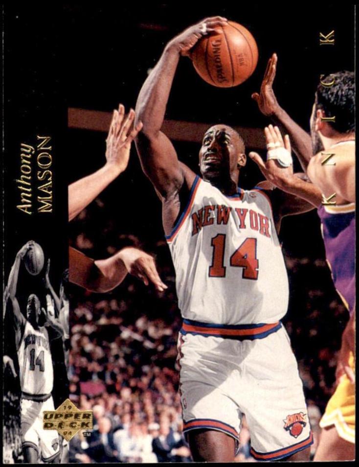 Anthony Mason #9 Basketball Cards 1993 Upper Deck SE