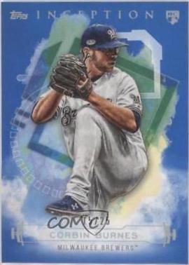 Corbin Burnes [Blue] #64 Prices | 2019 Topps Inception | Baseball