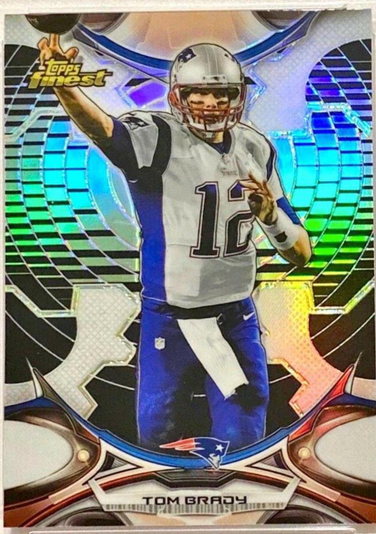 2015 Topps Finest Tom Brady #140 card