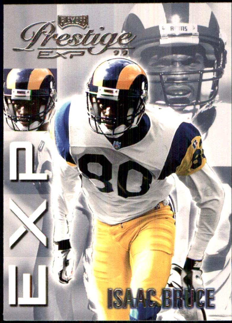 Isaac Bruce #EX82 1999 Playoff Prestige Exp Football