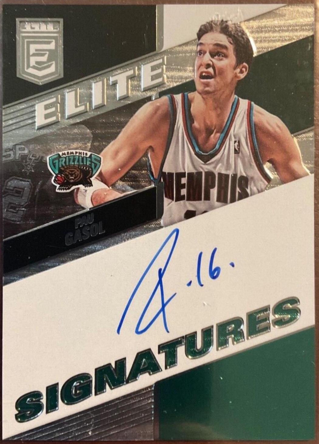 Pau Gasol #ES-PAU 2022 Panini Donruss Elite Signatures Basketball