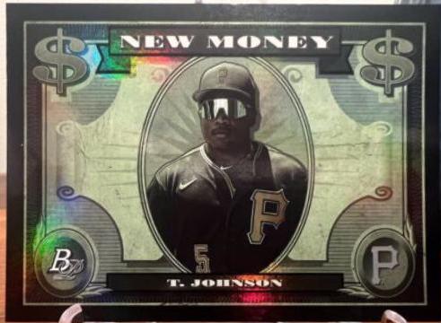 Termarr Johnson #NM-14 Baseball Cards 2023 Bowman Platinum New Money