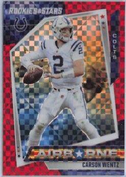 Carson Wentz #AB15 2021 Panini Rookies And Stars Airborne Football