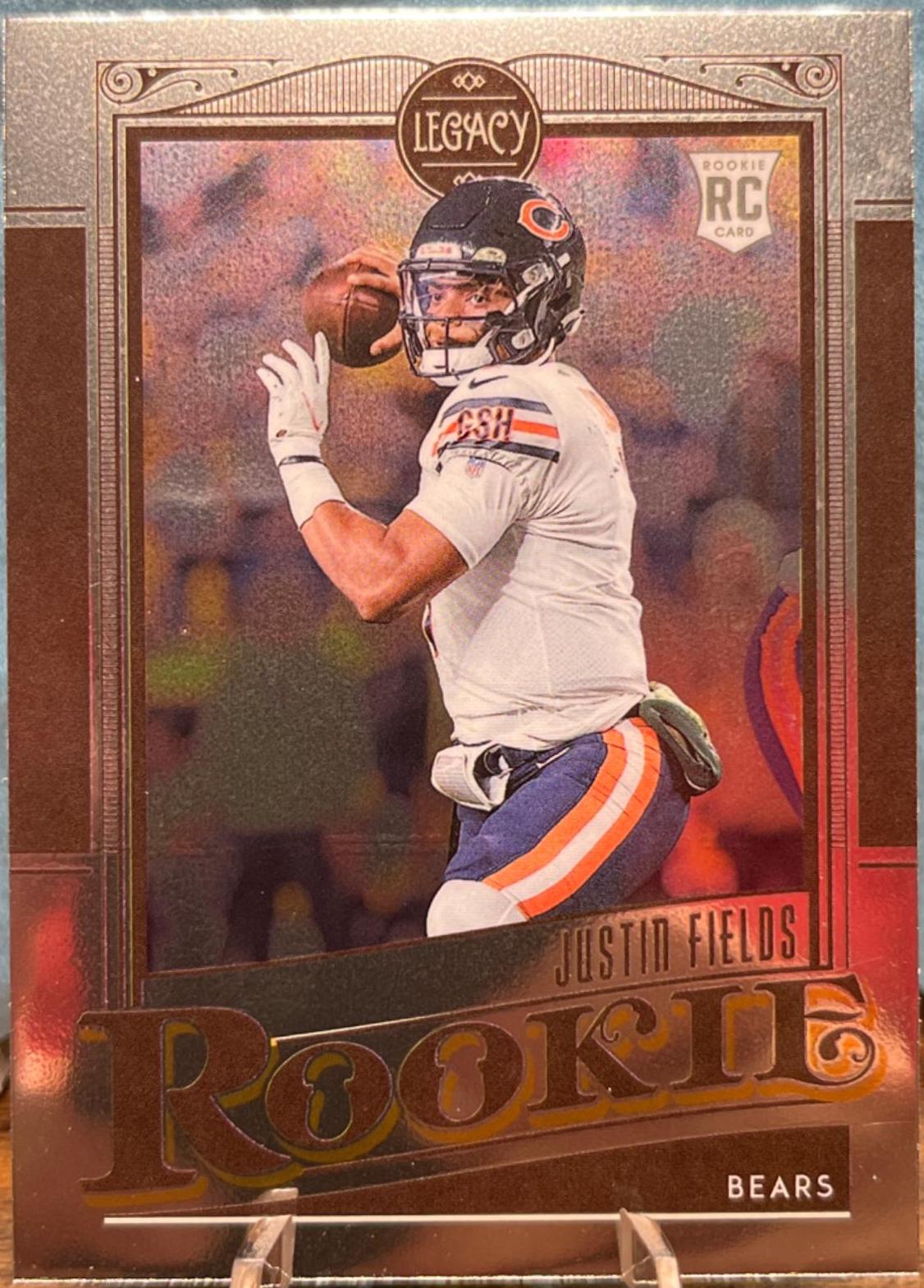 Justin Fields #216 2021 Panini Chronicles Football Legacy Update Rookies