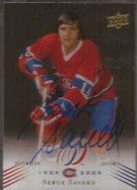 Serge Savard #41 Hockey Cards 2008 Upper Deck Montreal Canadiens Centennial
