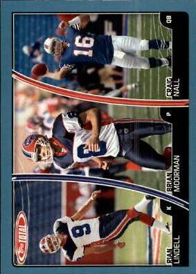 Brian Moorman, Craig Nall, Rian Lindell [Blue] #19