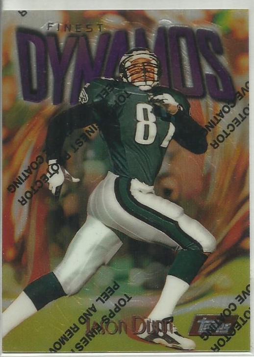 Jason Dunn #11 Football Cards 1997 Topps Finest