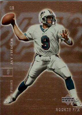 Jay Fiedler #47 Football Cards 2001 Upper Deck Rookie F/X