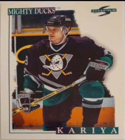 Paul Kariya #125 Hockey Cards 1995 Score