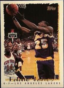 Eddie Jones #243 Basketball Cards 1995 Topps