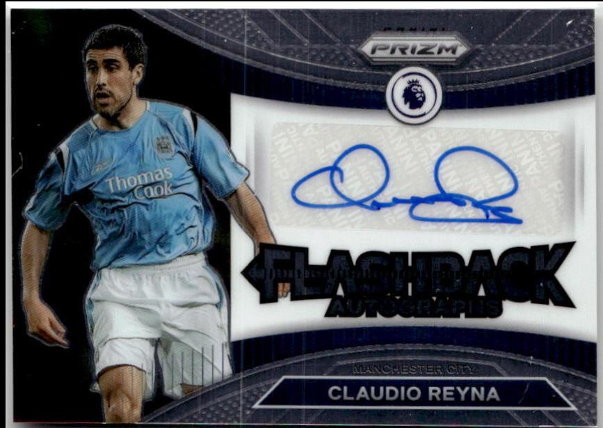Claudio Reyna #FA-CR Soccer Cards 2022 Panini Prizm Premier League Flashback Autographs