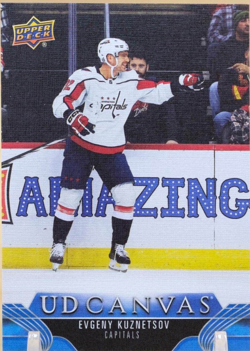 Evgeny Kuznetsov #C295 Hockey Cards 2023 Upper Deck UD Canvas