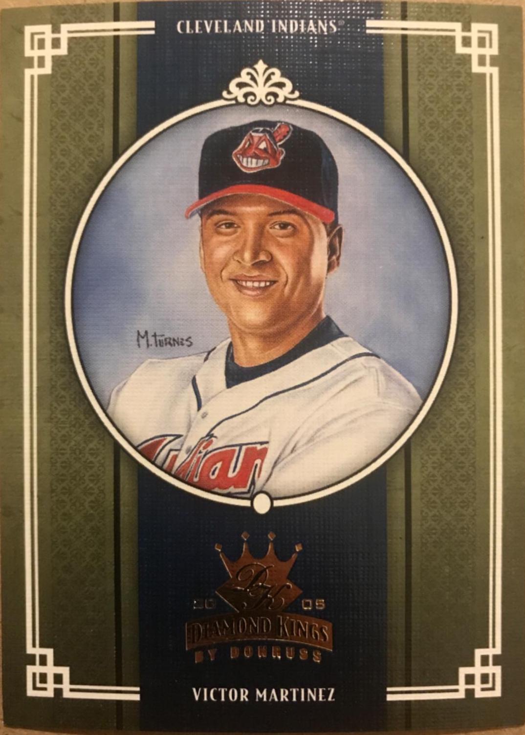Victor Martinez #79 Baseball Cards 2005 Donruss Diamond Kings