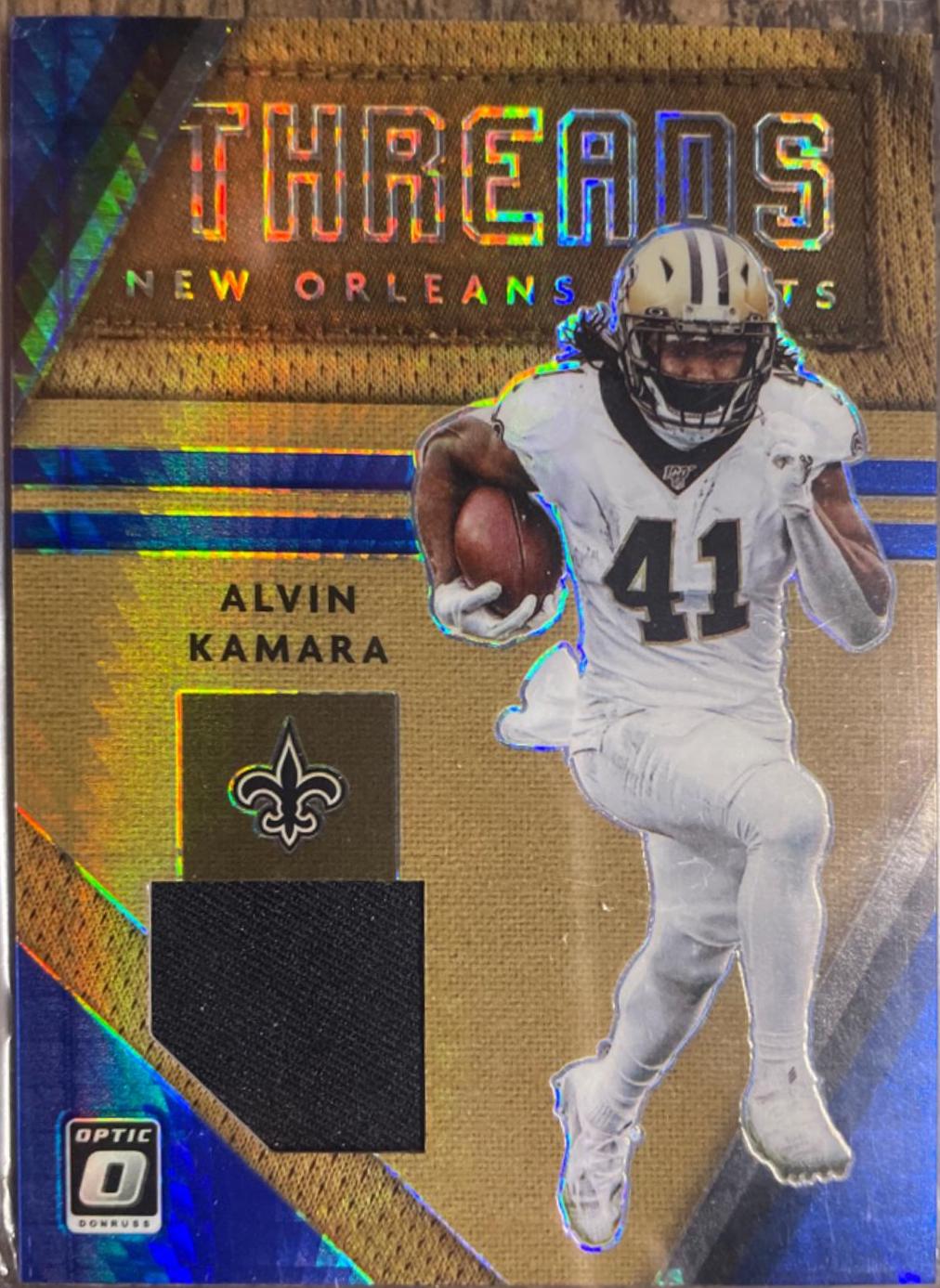 Alvin Kamara #DT-AK Football Cards 2020 Panini Donruss Optic Threads