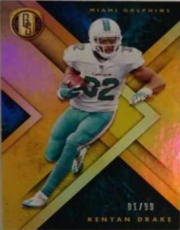 Kenyan Drake #9 Football Cards 2018 Panini Gold Standard