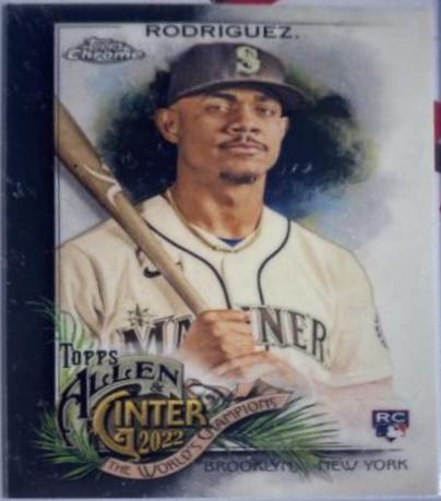Julio Rodriguez #269 Baseball Cards 2022 Topps Allen & Ginter Chrome