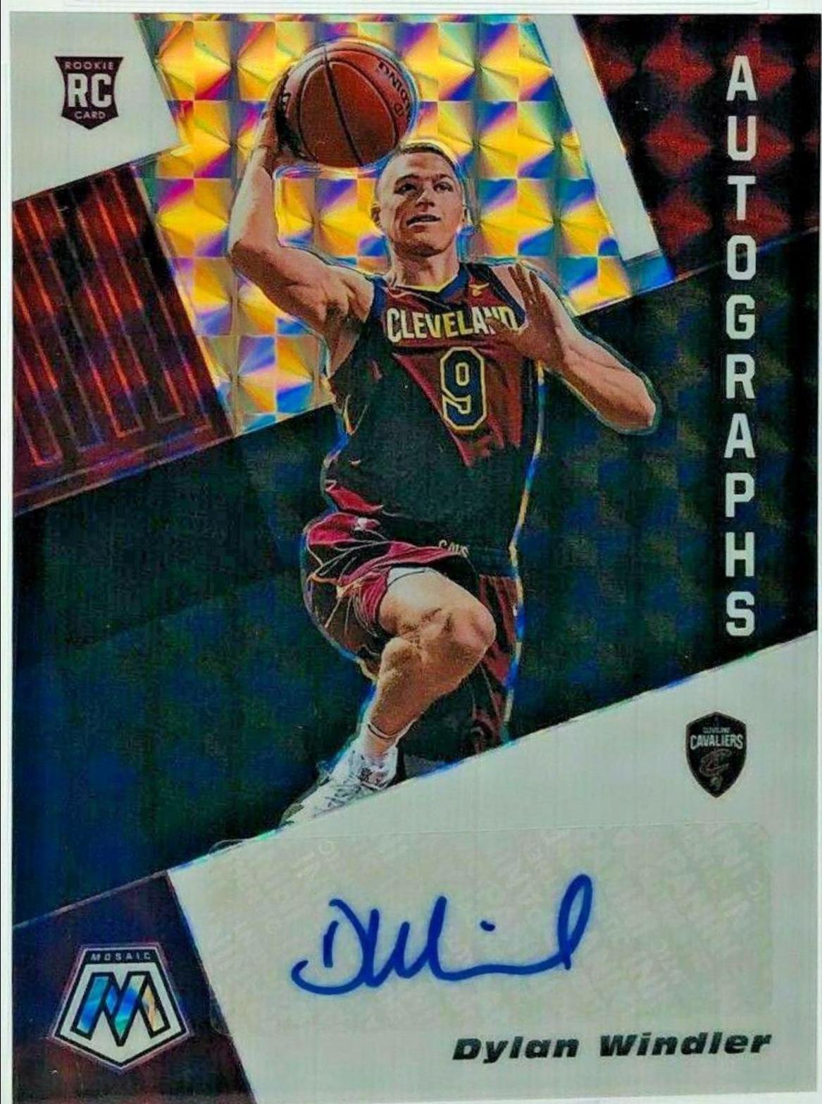 Dylan Windler #RA-DWD Basketball Cards 2019 Panini Mosaic Rookie Autographs
