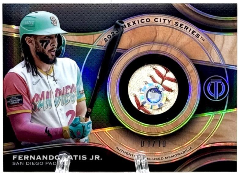Fernando Tatis Jr. #MRB-FT Baseball Cards 2025 Topps Tribute Milestone Relic