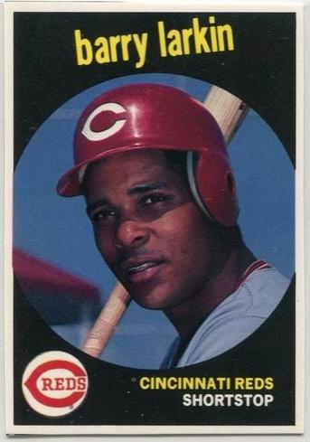 Barry Larkin #8 1990 Baseball Cards Magazine Repli Cards
