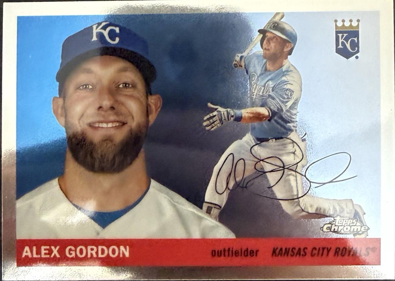 Alex Gordon #419 2025 Topps Chrome Platinum Baseball