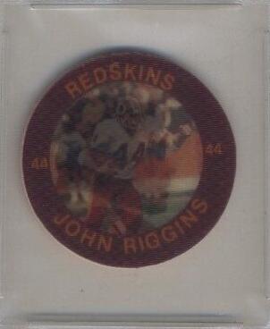 1984 7 Eleven Discs John Riggins [West] #VI card