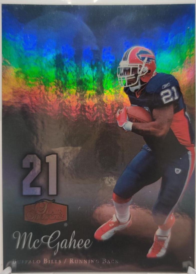 Willis McGahee #10 Football Cards 2006 Flair Showcase