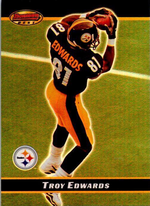 Troy Edwards #1 Football Cards 2000 Bowman's Best