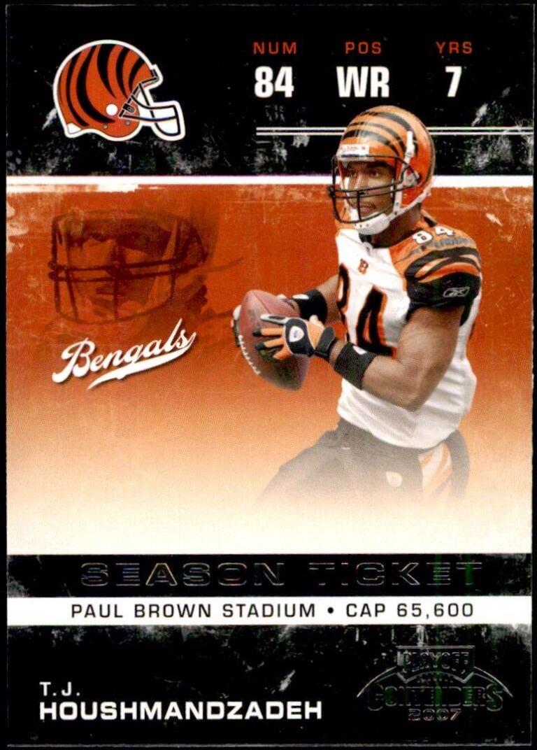 T.J. Houshmandzadeh #22 Football Cards 2007 Playoff Contenders